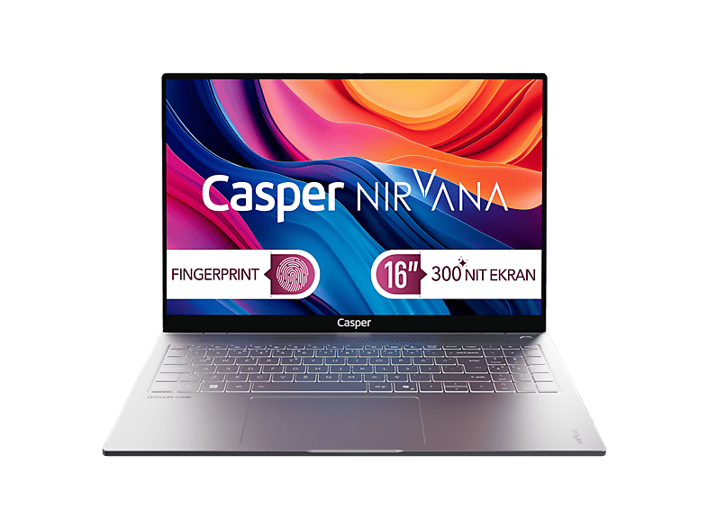 CASPER Nirvana S100 300NIT Series 2 S100.240H-DV00X-G-F Intel Core 7-240H 32 GB RAM 500 GB SSD 16 inç FreeDOS Laptop Gri